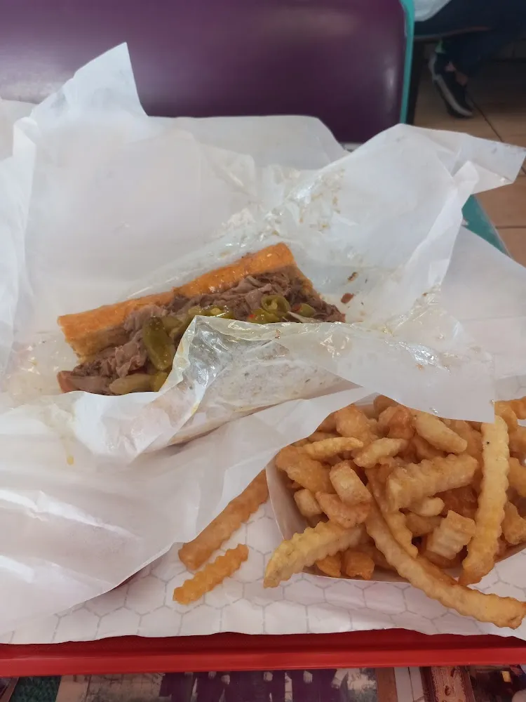 Italian Beef and Fries