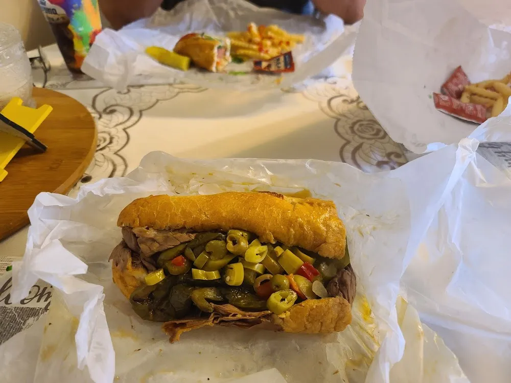 Italian Beef Sandwich with Cheese