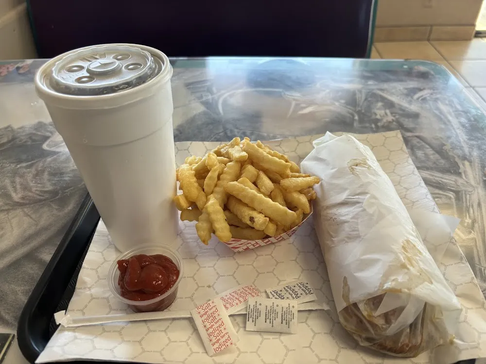 Italian Beef Sandwich with Fries