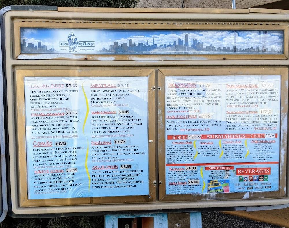 Luke's Italian Beef Menu image 4
